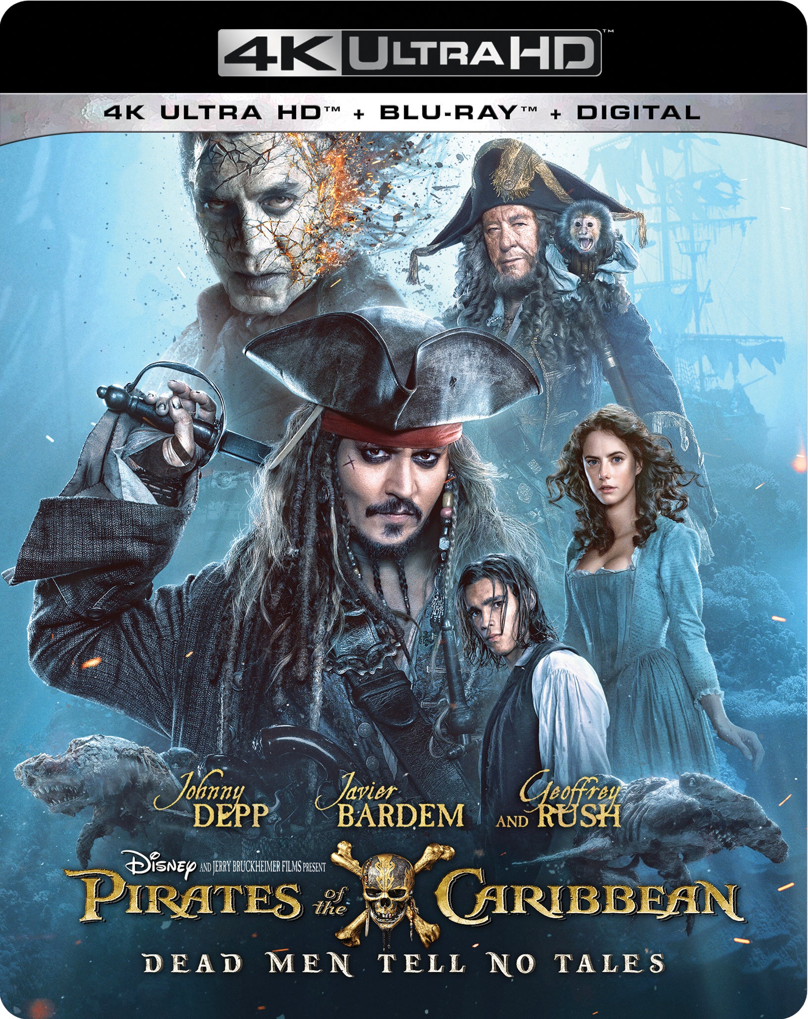 Pirates of the Caribbean: Dead Men Tell No Tales 4k